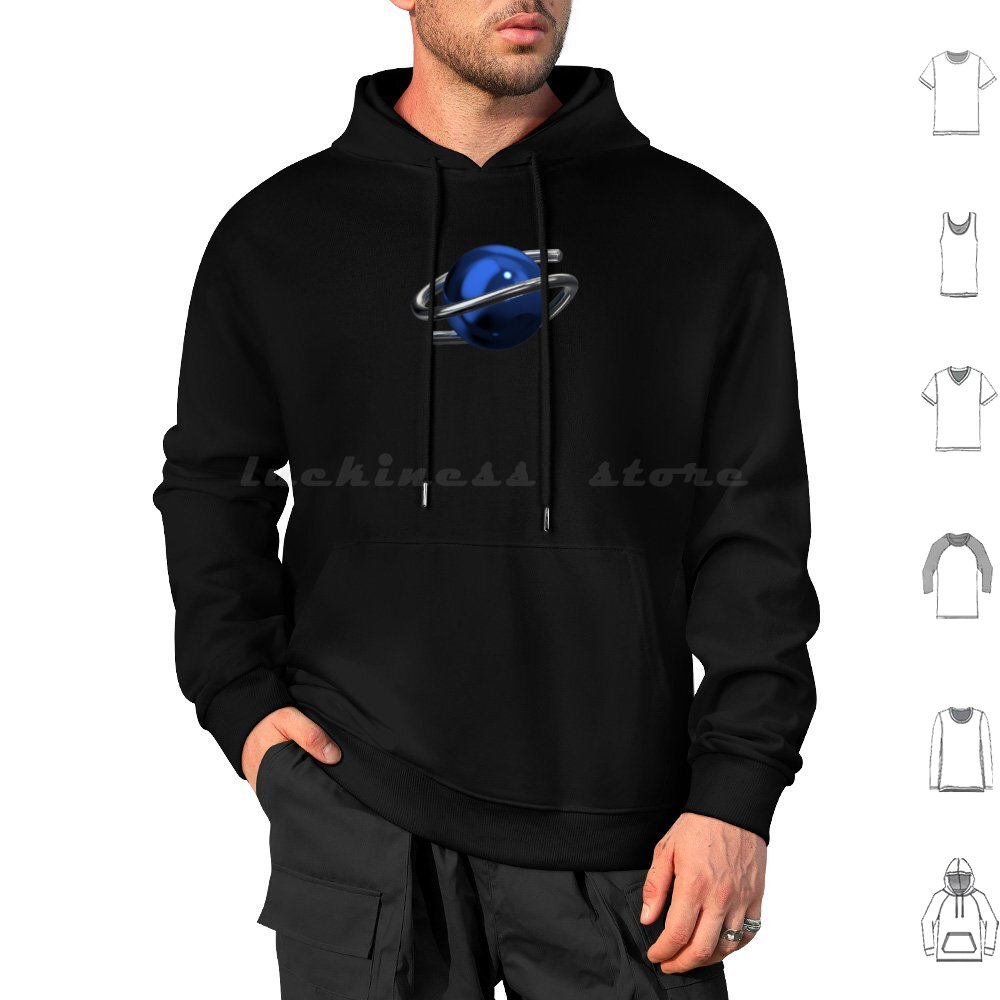 Gaming Console Generations - Saturn 3d Chrome Hoodies Videogames met