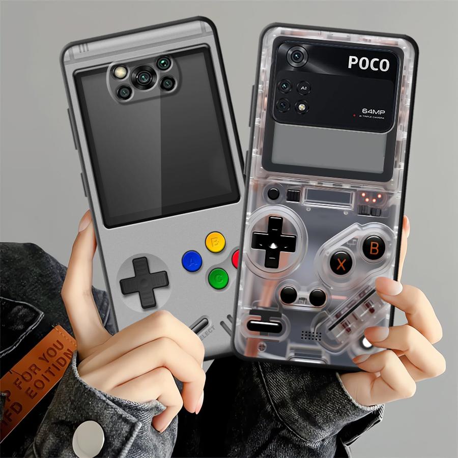 Gaming Console X7 - Paarse gameconsole hoes voor Xiaomi Poco