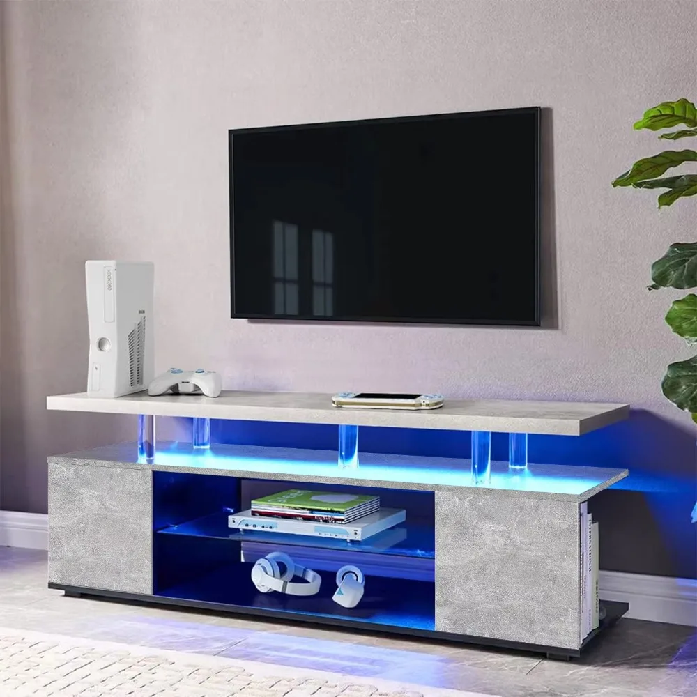 Gaming Console Entertainment Center - TV-meubel voor 70 inch LED-tv, gaming