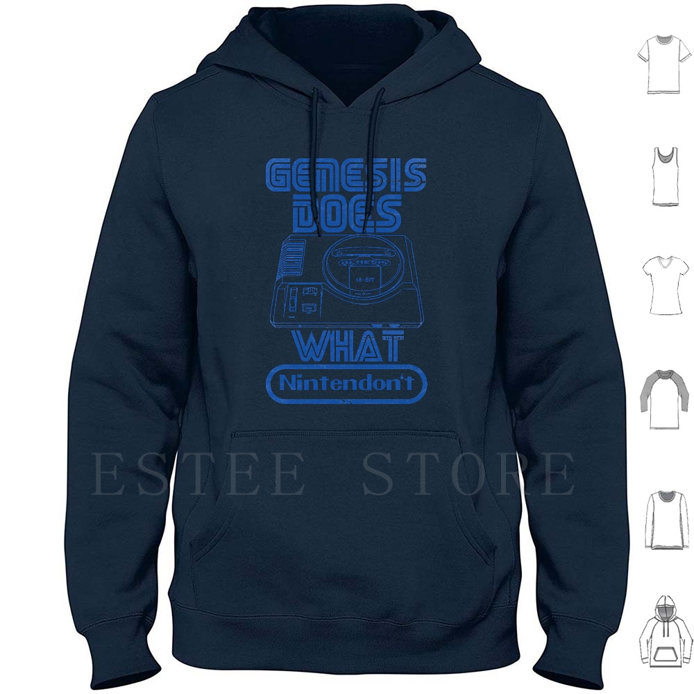 Gaming Console Genesis - De Console Wars Hoodie Lange Mouw