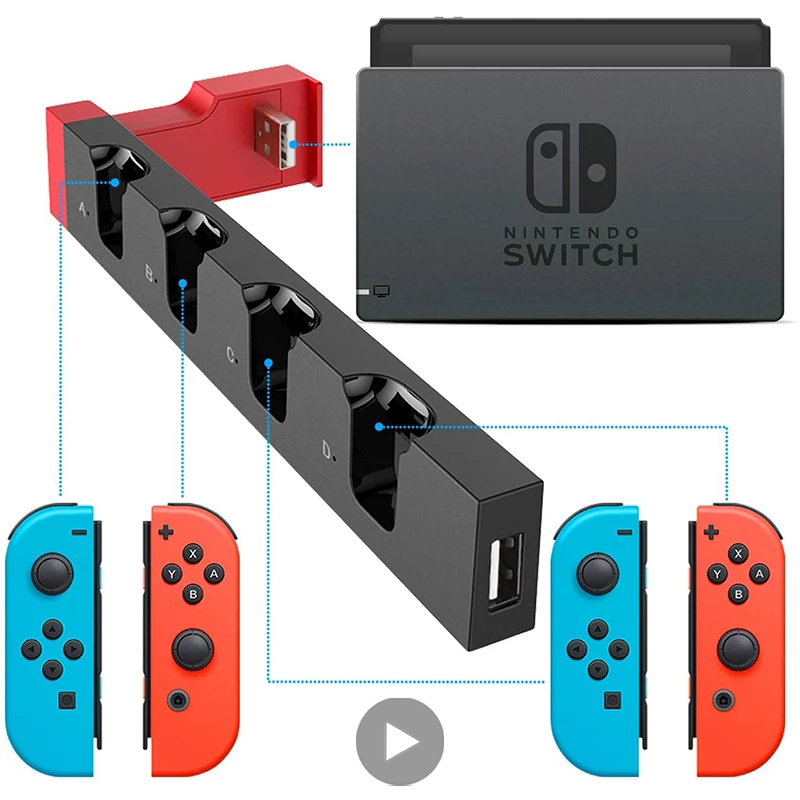 Gaming Console Zone - Dock Opladen Docking Station Voor Nintendo