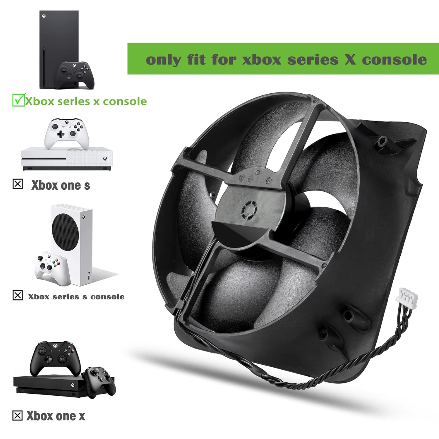 Console Cooling Fan - Vervanging van interne koelventilator voor Xbox