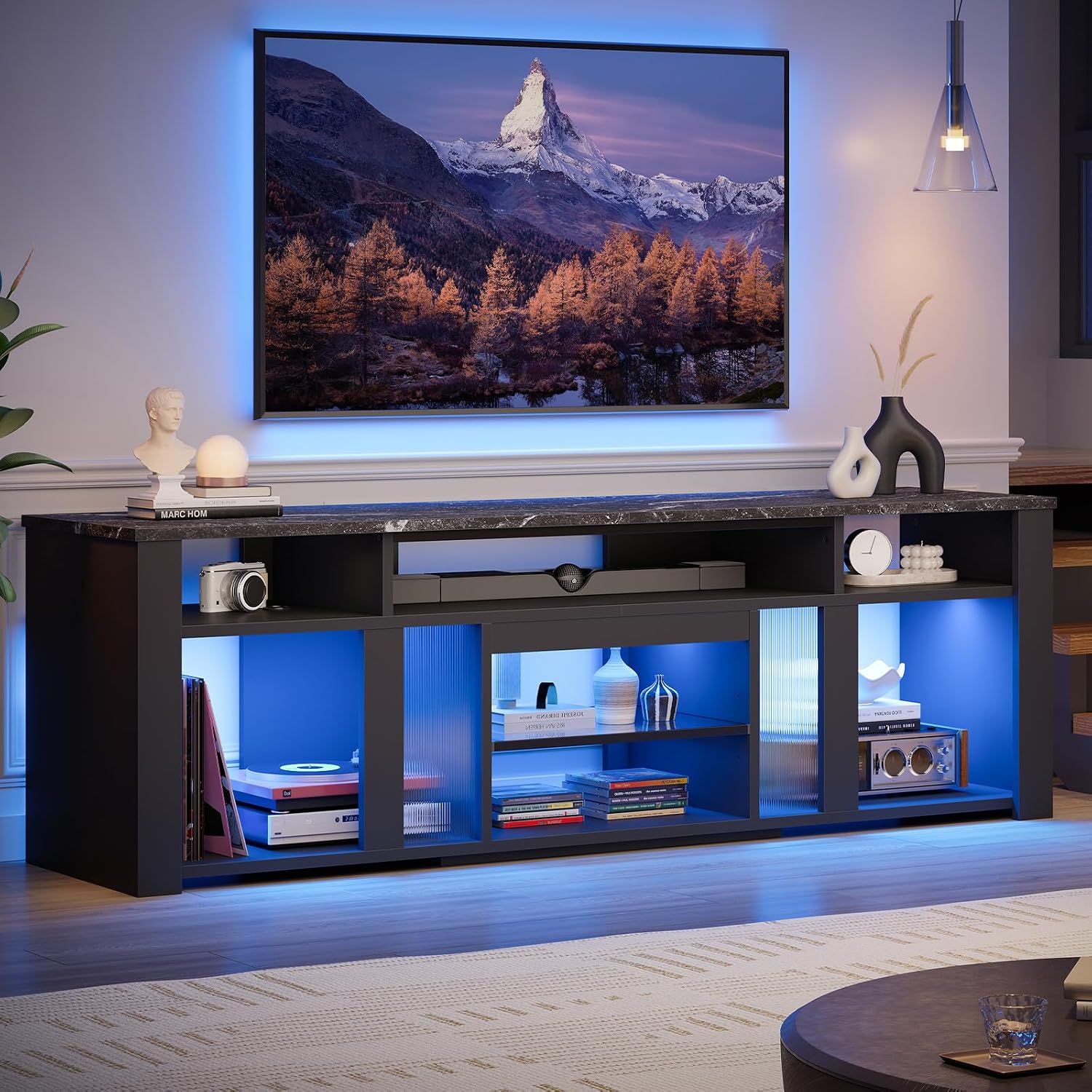 Gaming Console Entertainment Center - 80 inch tv-meubel voor 85 inch