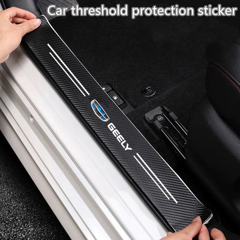 Gaming Console X7 - Koolstofvezel Autodeur Drempel Sticker Auto Kofferbak