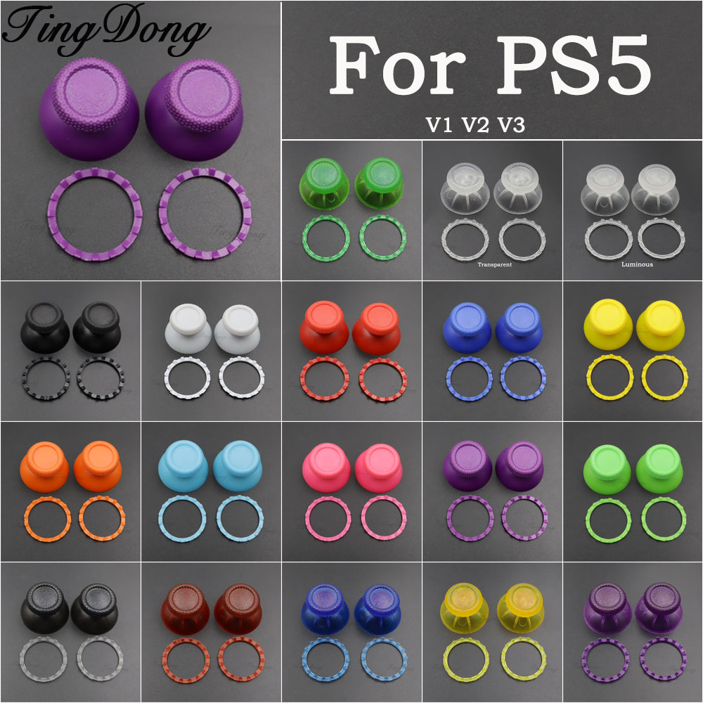 Ps5 Controller Cover - 1/2/3Set 3D Joystick Thumbstick Caps &