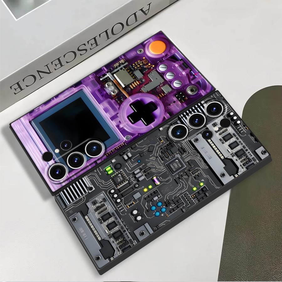 Paarse gaming console telefoon - Gaming Console In Phone recensie en prijs