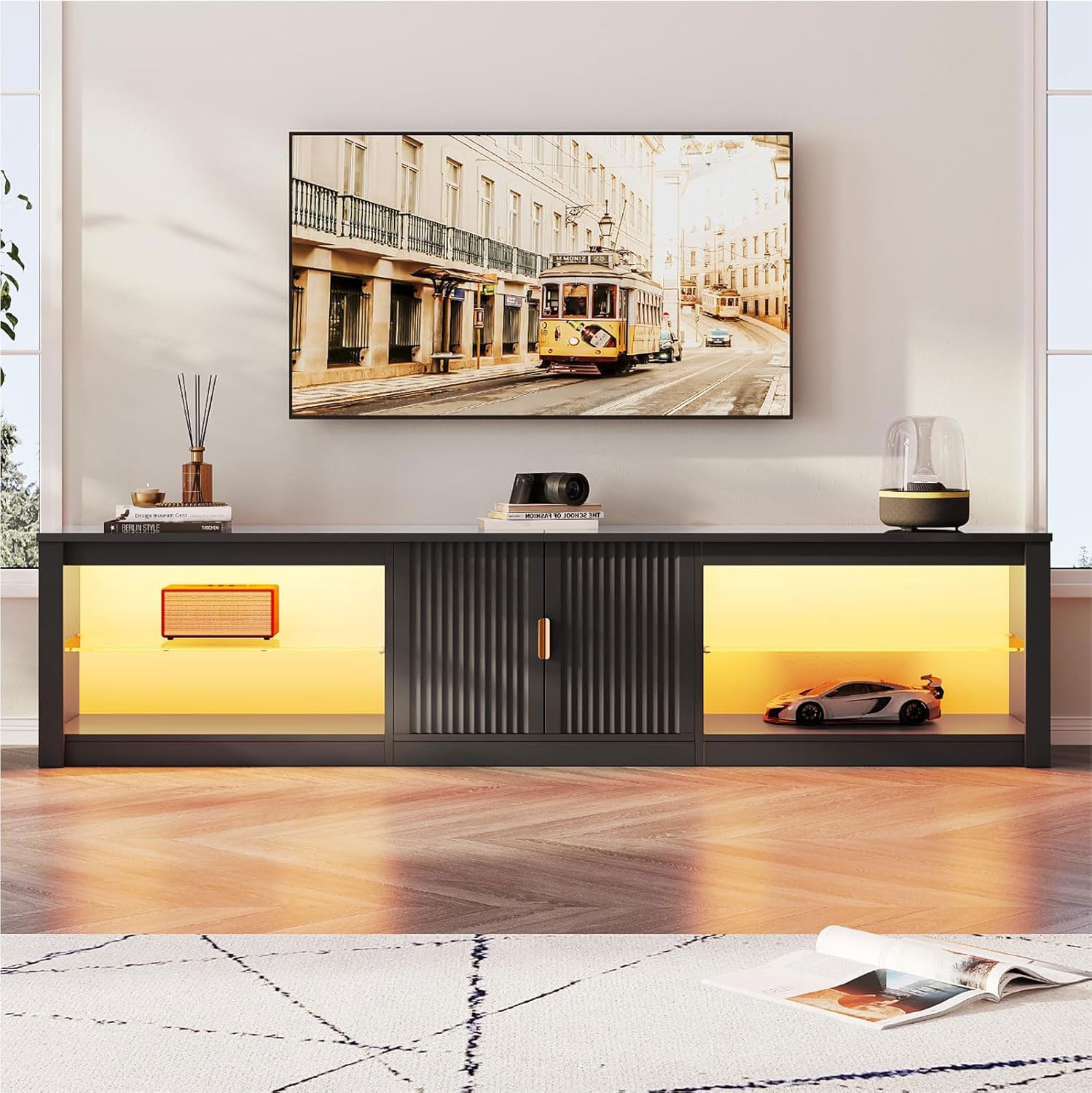 80 inch tv-meubel voor 75-90 i - Gaming Console Entertainment Center recensie en prijs