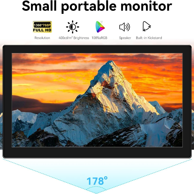 Kleine touchscreen-monitor 10, - Gaming Console Image recensie en prijs