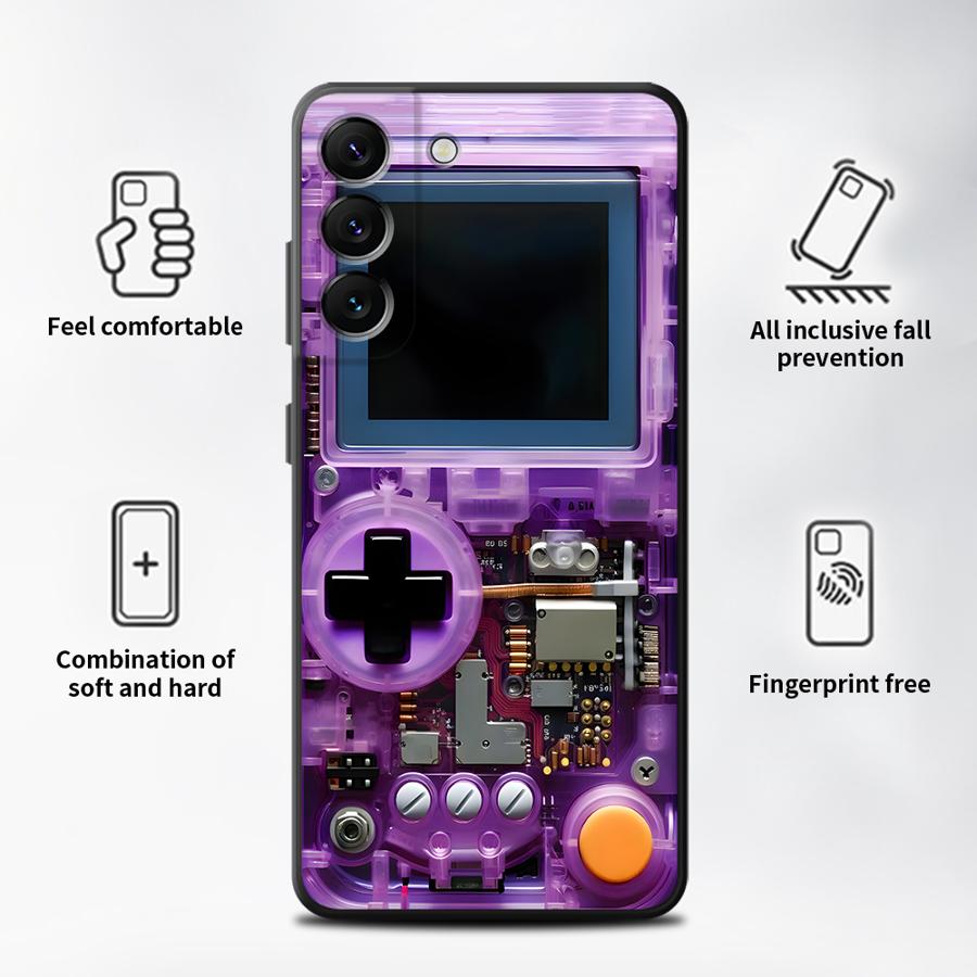 Paarse gaming console telefoon - Gaming Console In Phone recensie en prijs