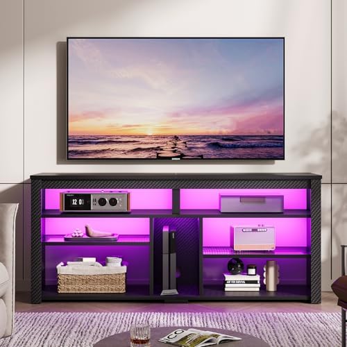 LED hoge tv-standaard, enterta - Gaming Console Entertainment Center recensie en prijs