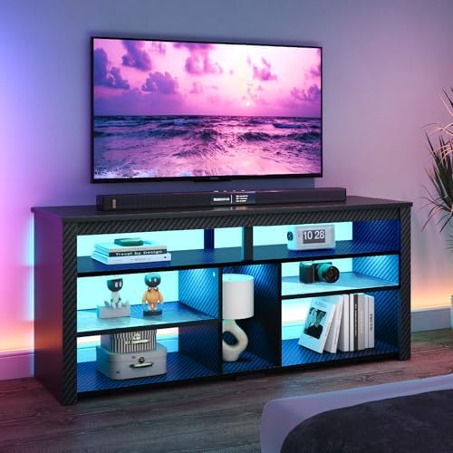 LED hoge tv-standaard, enterta - Gaming Console Entertainment Center recensie en prijs