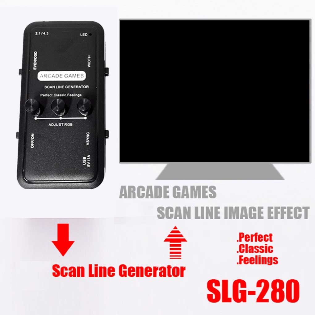 Verstelbare scanlijngenerator  - Gaming Console Generations recensie en prijs