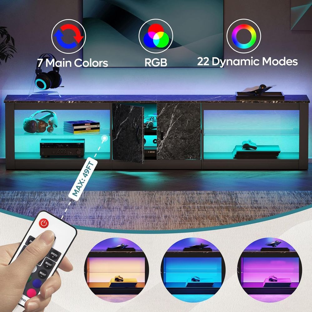 80 inch tv-standaard of 75/85/ - Gaming Console Entertainment Center recensie en prijs