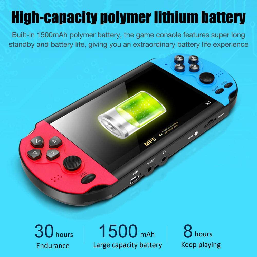 Draagbare retro handheld video - Gaming Console X7 recensie en prijs