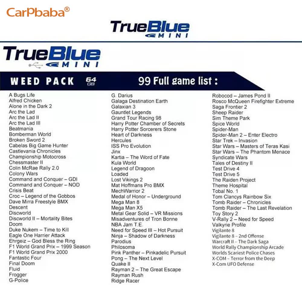 W3 Voor True Blue Mini CRACK P - Gaming Console Genesis recensie en prijs