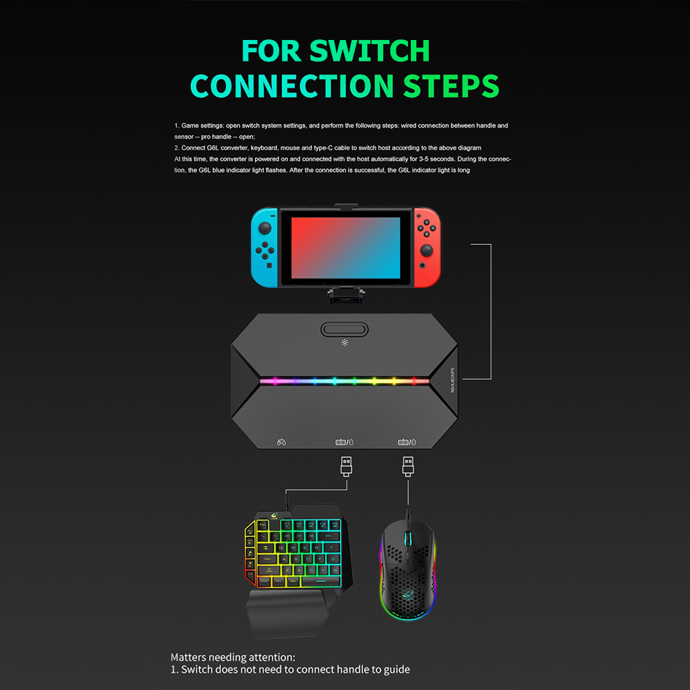G6L bekabelde toetsenbord-muis - Gaming Console In 90S recensie en prijs