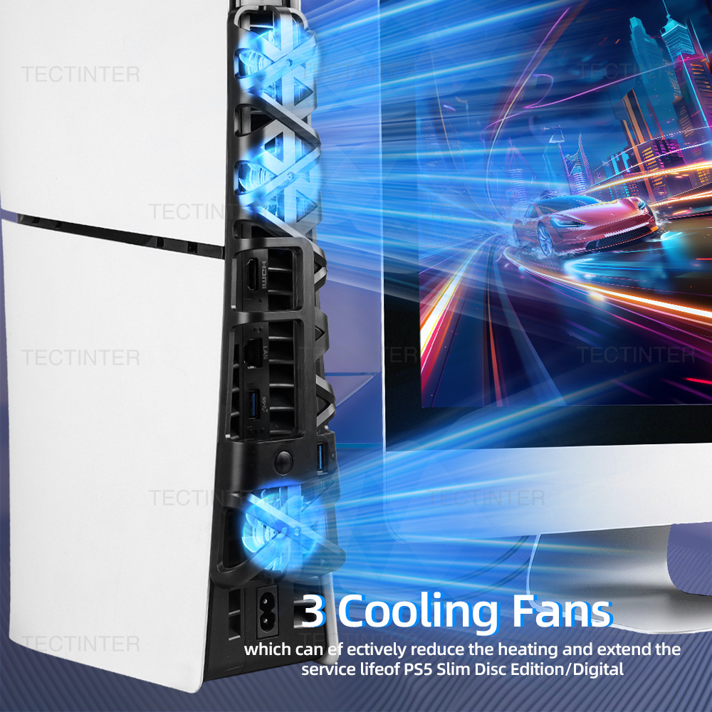 Koelventilator voor PS5 Slim D - Console Cooling Fan recensie en prijs