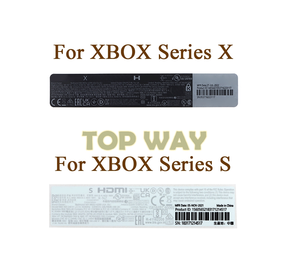 5 Stuks Behuizing Shell Sticke - Gaming Console Xbox Series S recensie en prijs