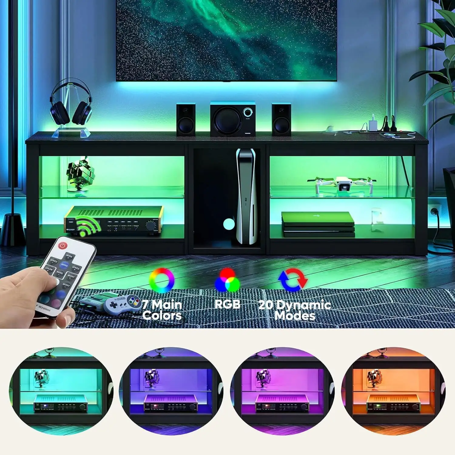 Entertainmentcenter voor PS5,  - Gaming Console Entertainment Center recensie en prijs