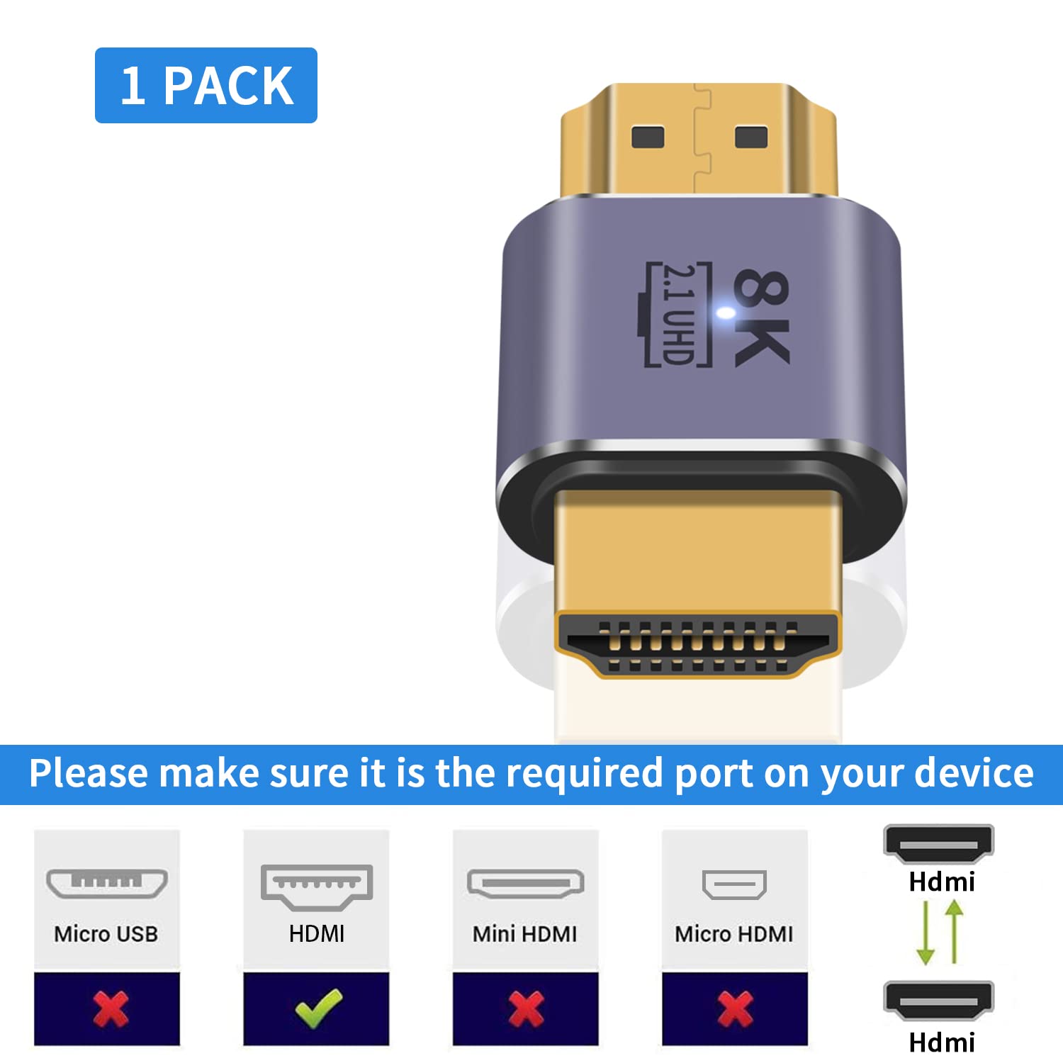 HDMI mannelijke naar mannelijk - Hdmi Cable 2.1 recensie en prijs
